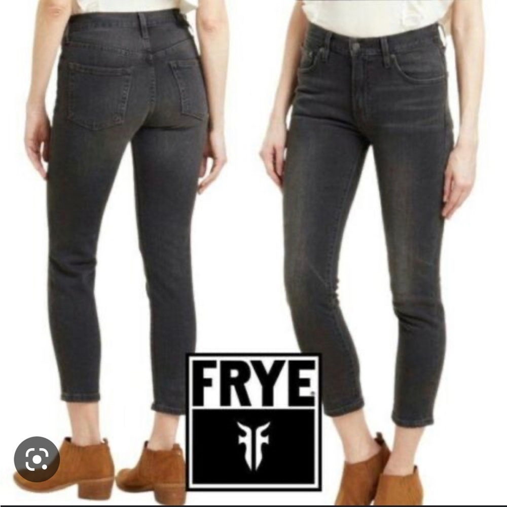 NIP Frye “Sienna” Cropped Skinny Jean in Faded Black Hadley Size: 29 MSRP: $148